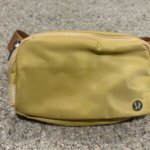 Lululemon Athletica Tan Belt Bag Compact and Minimalist